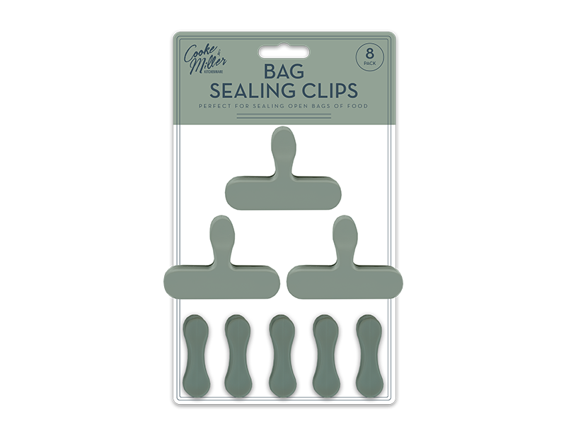 Wholesale Natural Bag Sealing Clips 8pk