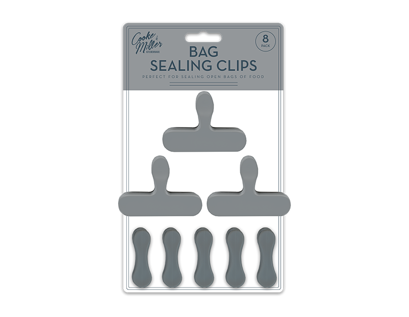 Wholesale Natural Bag Sealing Clips 8pk