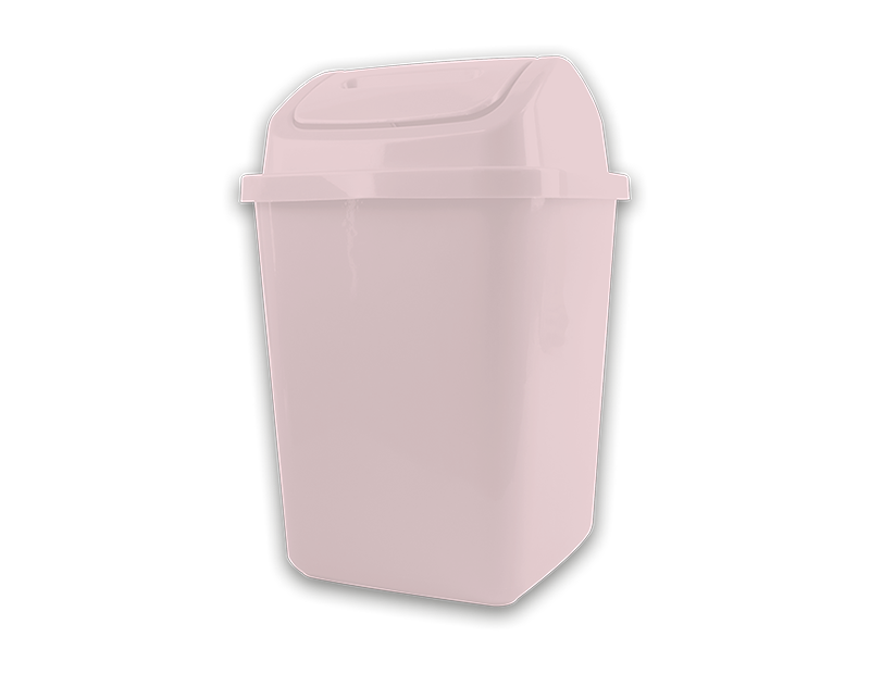 Wholesale Natural Plastic Swing Top Bin