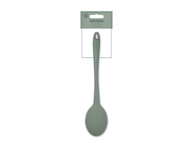 Wholesale Natural Silicone Solid Spoon