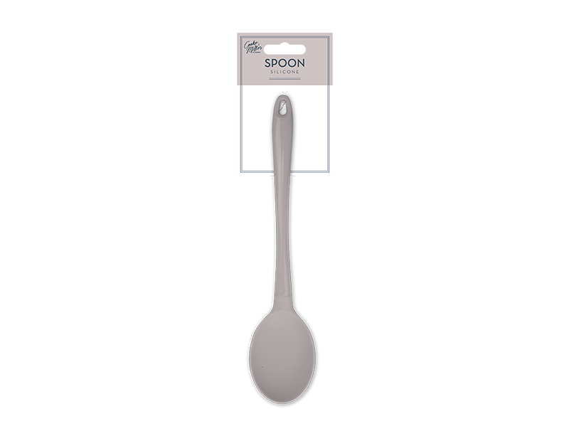 Wholesale Natural Silicone Solid Spoon