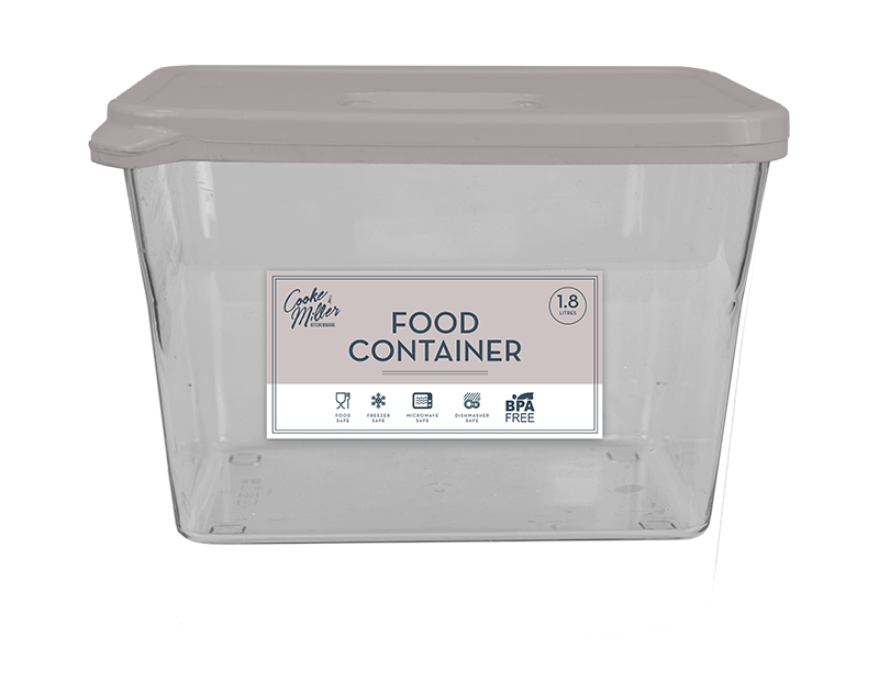 Wholesale Natural Food Container 1800ml