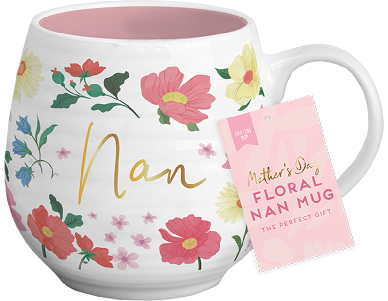 Wholesale Mother's Day Floral Ceramic Mug