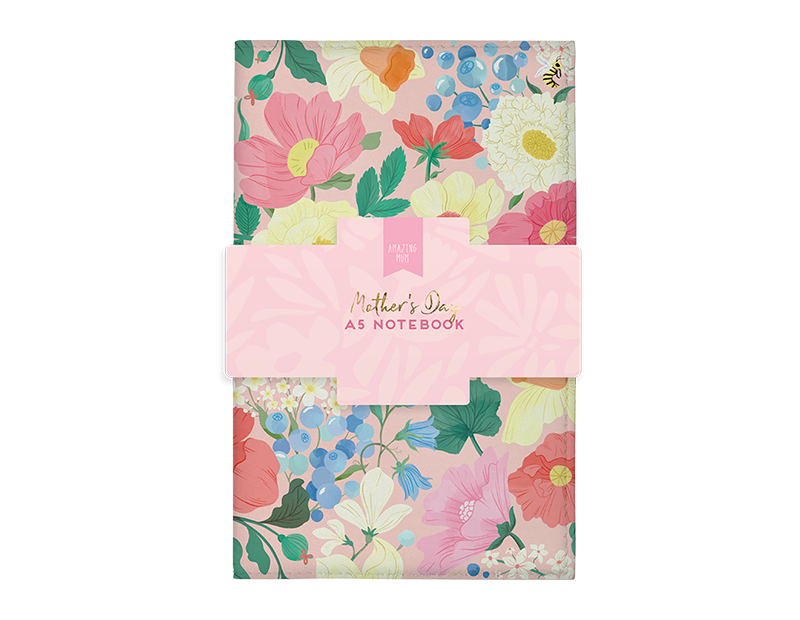 Wholesale Mother's Day A5 Notebook PDQ