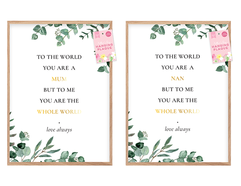 Wholesale Hanging Plaque with Quote PDQ