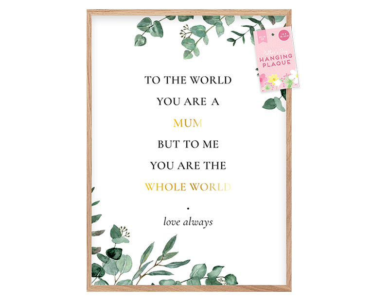 Wholesale Hanging Plaque with Quote PDQ