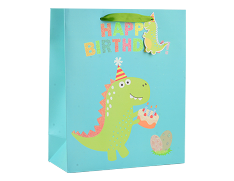 Wholesale Childrens Glitter Large Gift Bag 30x42x12cm