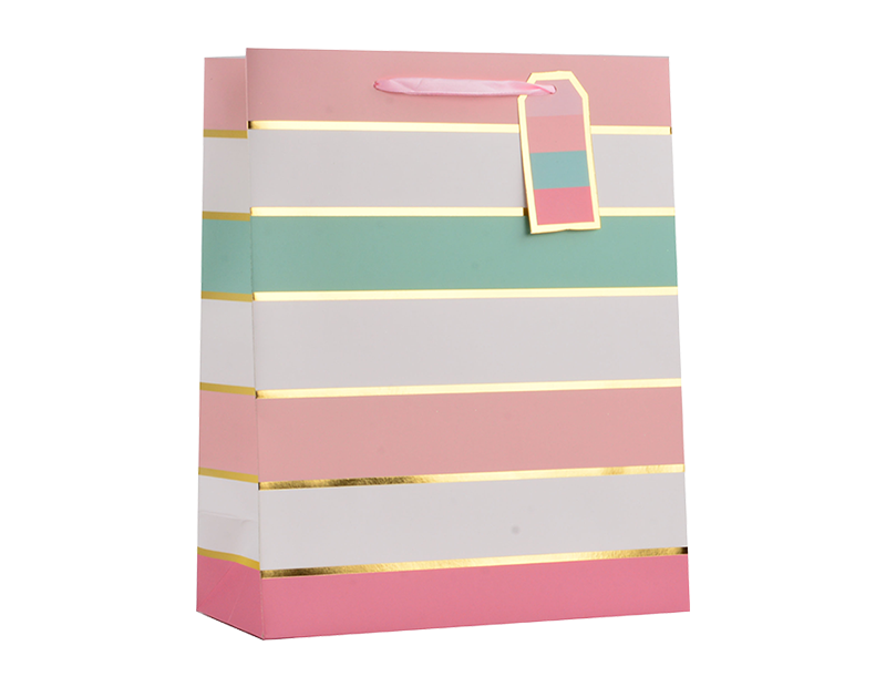 Wholesale Girls Foiled Medium Gift Bag 26x32x12cm