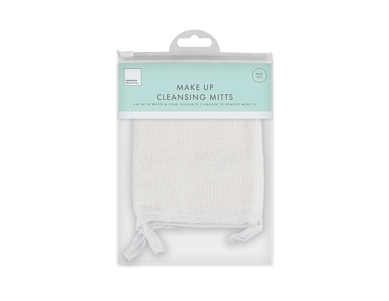 Wholesale Microfibre Facial Cleaning Cloths 3pk