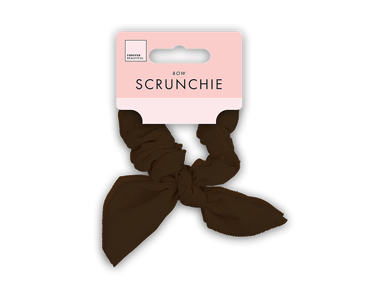 Wholesale Textured Fabric Scrunchie with Bow