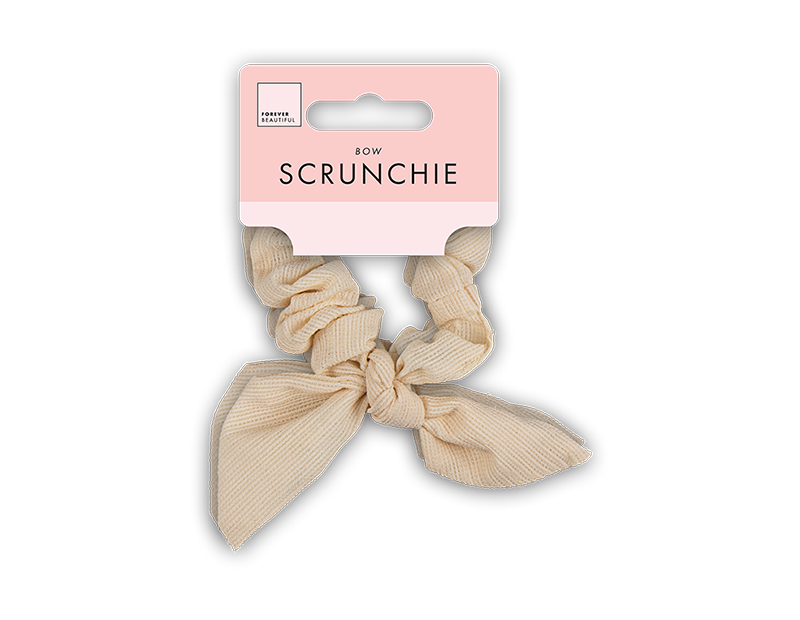 Wholesale Textured Fabric Scrunchie with Bow