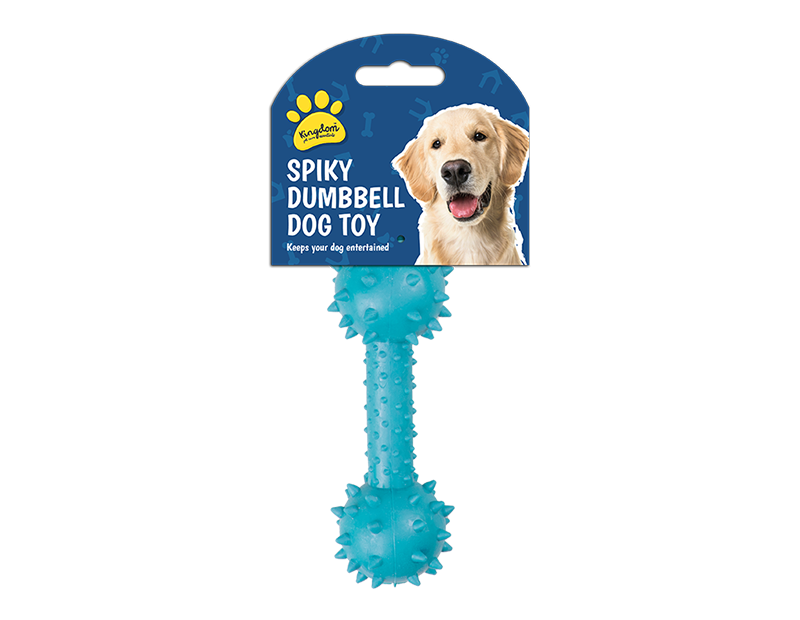 Wholesale Spikey Dumbbell dog toy| Gem imports Ltd