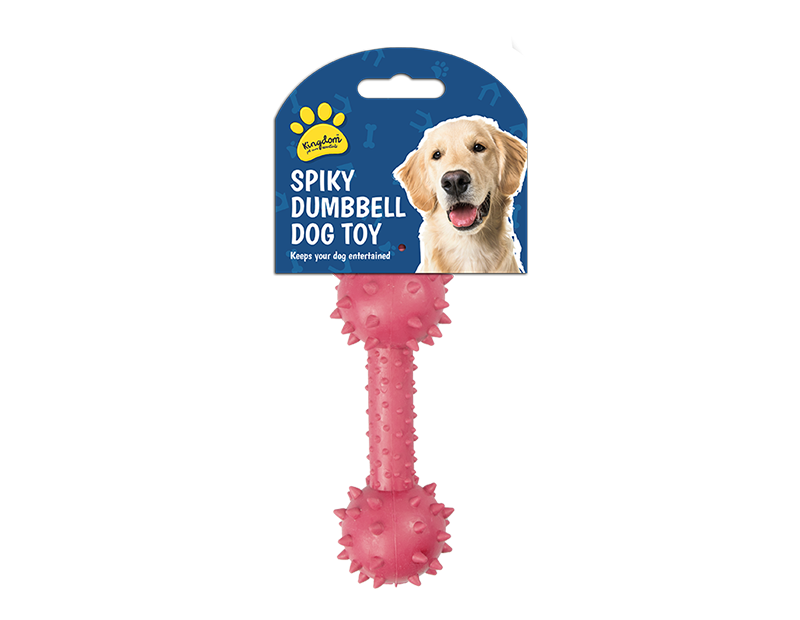Wholesale Spikey Dumbbell dog toy| Gem imports Ltd