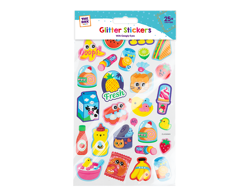 Wholesale Girls Googly Eyes Glitter Stickers