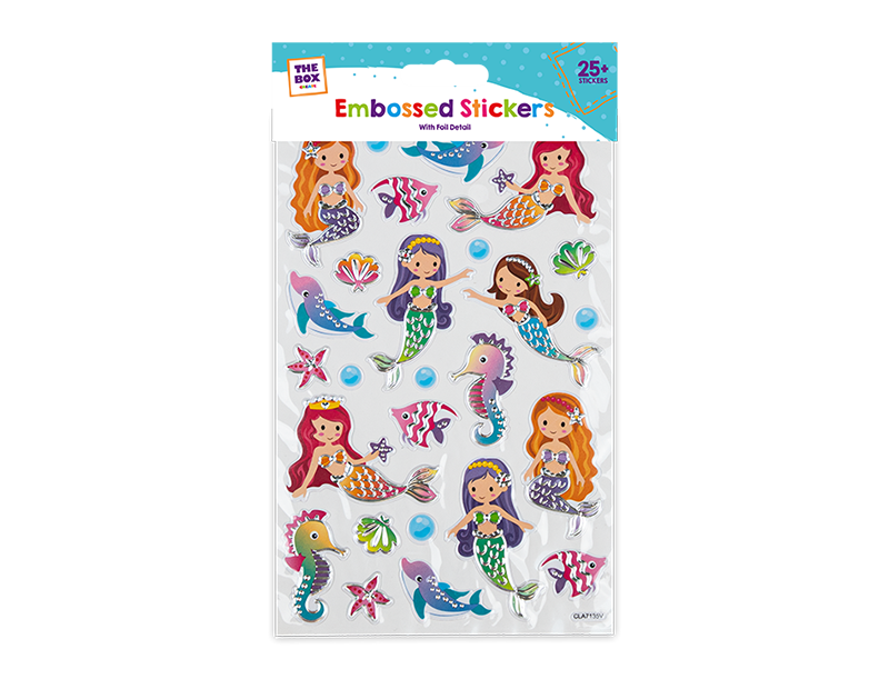 Wholesale Girls Embossed Foil Detail Stickers