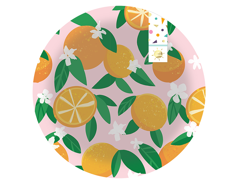 Wholesale Summer Party Fruit Picnic Plate 28cm