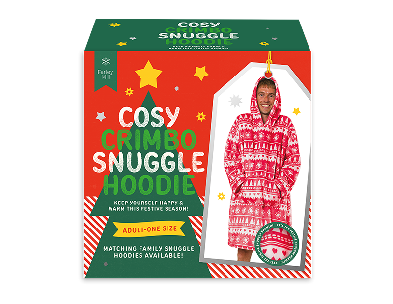 Wholesale Adults printed snuggle Hoodie.