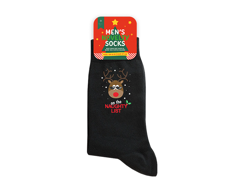 Wholesale Mens Novelty Christmas Socks