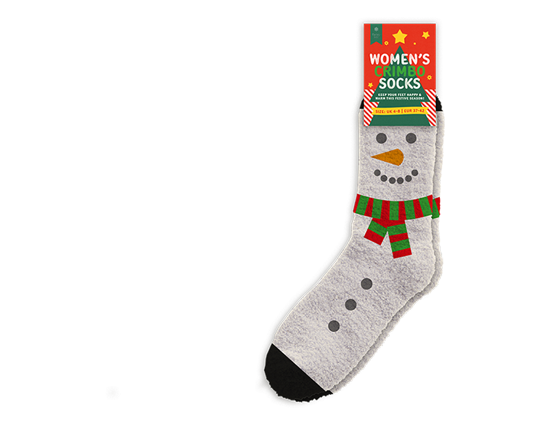 Wholesale Ladies Cosy Christmas Socks