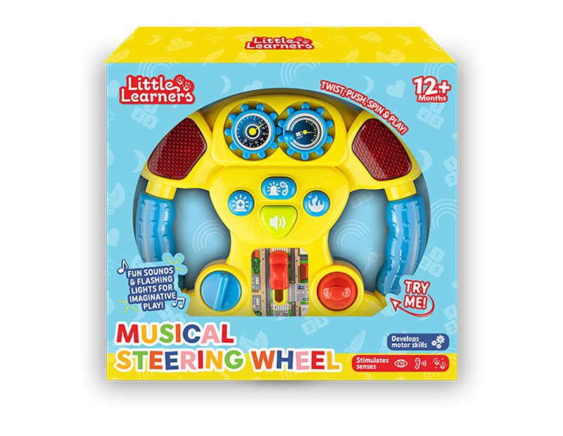 Wholesale Little Learners Musical Steering Wheel