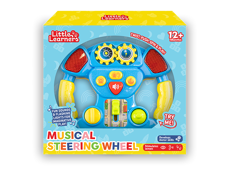 Wholesale Little Learners Musical Steering Wheel