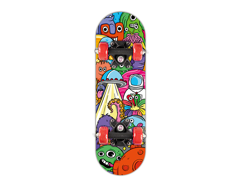 Wholesale Kids Printed Skateboard 17" PDQ