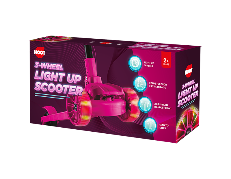 Wholesale Light Up Scooter 3 Wheels