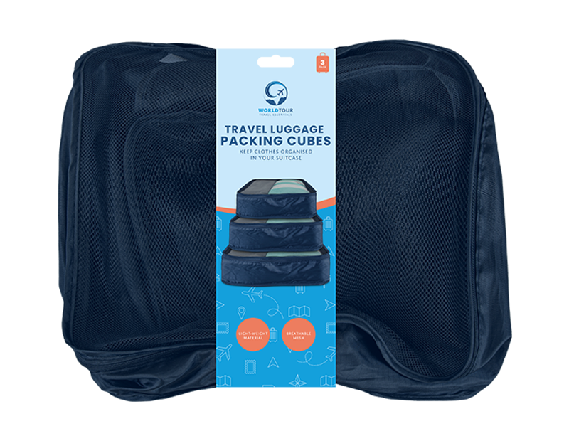 Wholesale Travel Luggage Packing Cubes 3pk