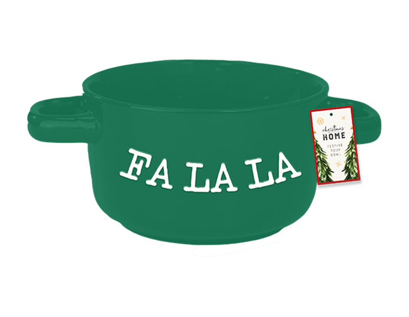 Wholesale Christmas Festive Soup Bowl