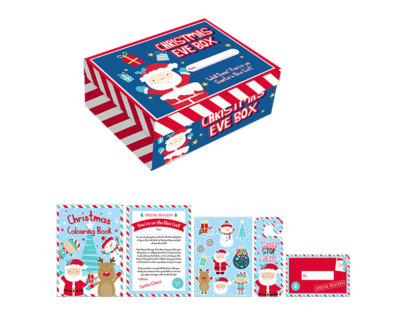 Wholesale Christmas Eve Activity Gift Box 25cm x 20cm