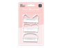 Nail Brush 3pk With Clip Strip