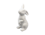 Flocked Bunny Ornament