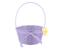 Easter Woven Basket with Ribbon