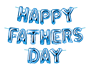 Happy Father's Day Foil Balloon Banner