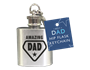 Father's Day 1oz Hip Flask Keychain PDQ