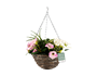 Rounded Artificial Petunia Hanging Basket