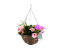 Rounded Artificial Petunia Hanging Basket