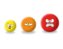 Angry Face Stress Balls