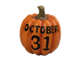 Slogan Pumpkin Ornament