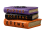 Halloween Potion Books Decoration 9cm