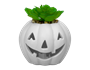 Halloween LED Pumpkin with Succulent 10cm