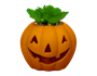 Halloween LED Pumpkin with Succulent 10cm