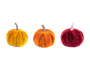 Halloween Mini Velvet Pumpkin Decorations