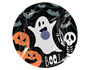 Halloween Paper Plates 22.5cm 8pk PDQ - Kids