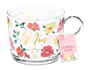 Mother's Day Floral Glass Mug