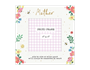 Mother's Day Floral Frame PDQ