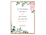 Hanging Plaque with Quote PDQ