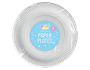 White paper plates 23cm 30pk PDQ