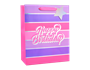 Girls Foiled Happy Birthday Medium Gift Bag 26x32x12cm