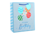 Boys Foiled Happy Birthday Large Gift Bag 30x42x12cm